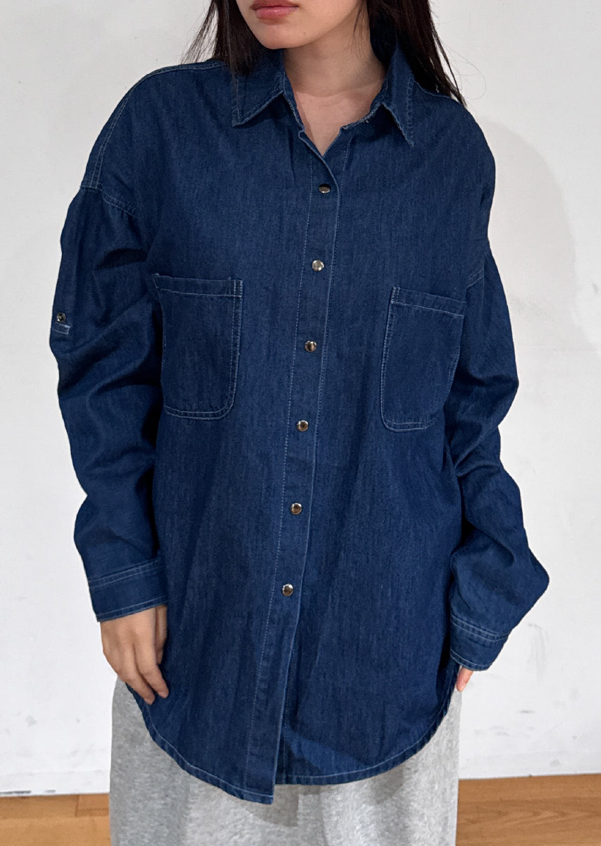 デニムオーバーシャツ