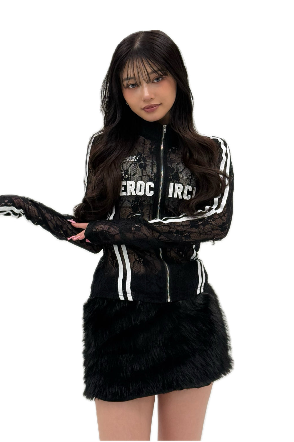 LACE TRACK JACKET