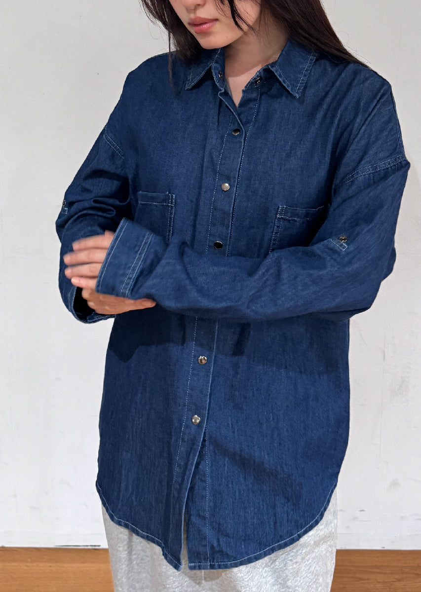 デニムオーバーシャツ