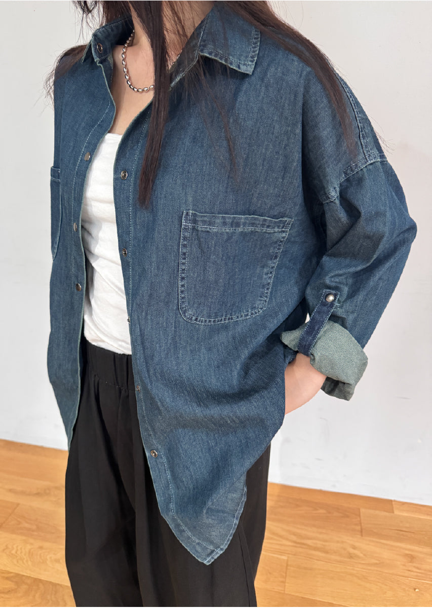 デニムオーバーシャツ