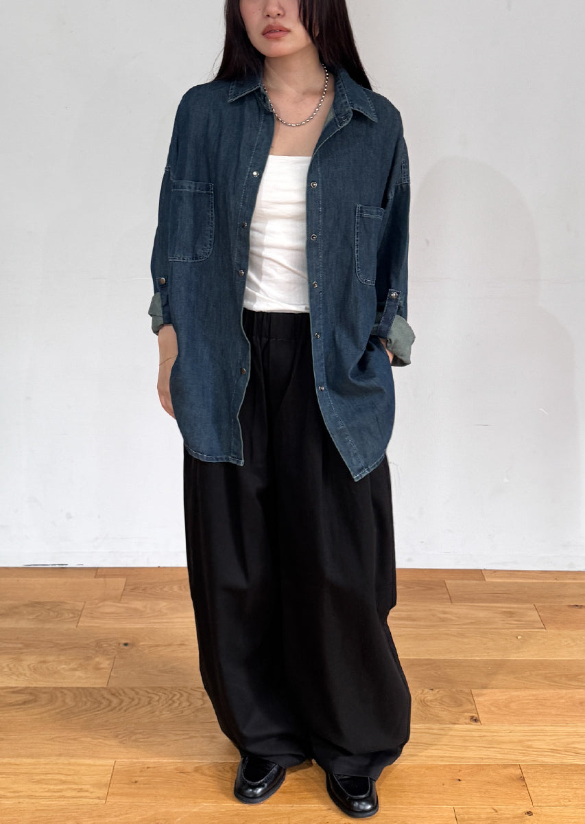 デニムオーバーシャツ