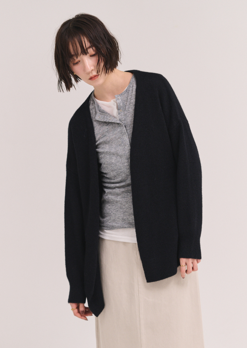 ベーシックオーバーカーディガン