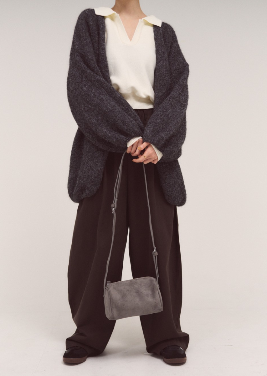 フェイクスエードミニボストンBAG