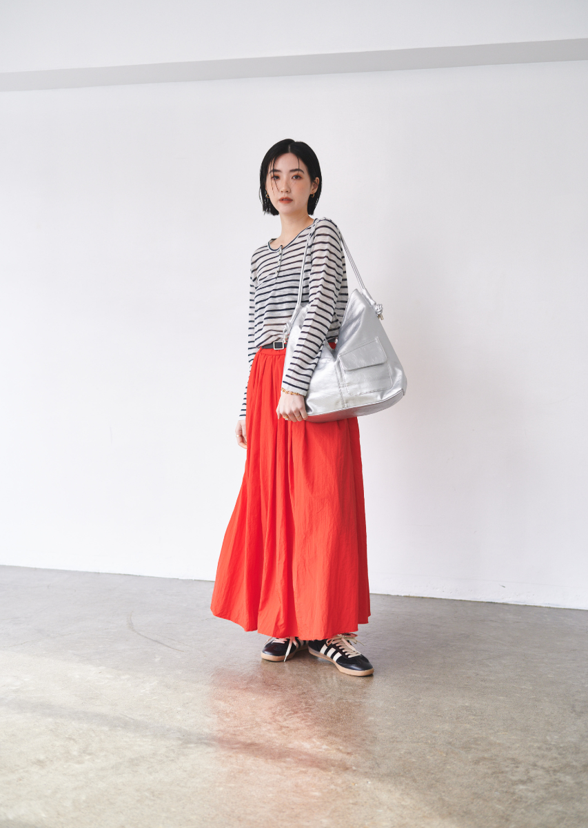 ソフトフェイクレザーアウトポケットBAG