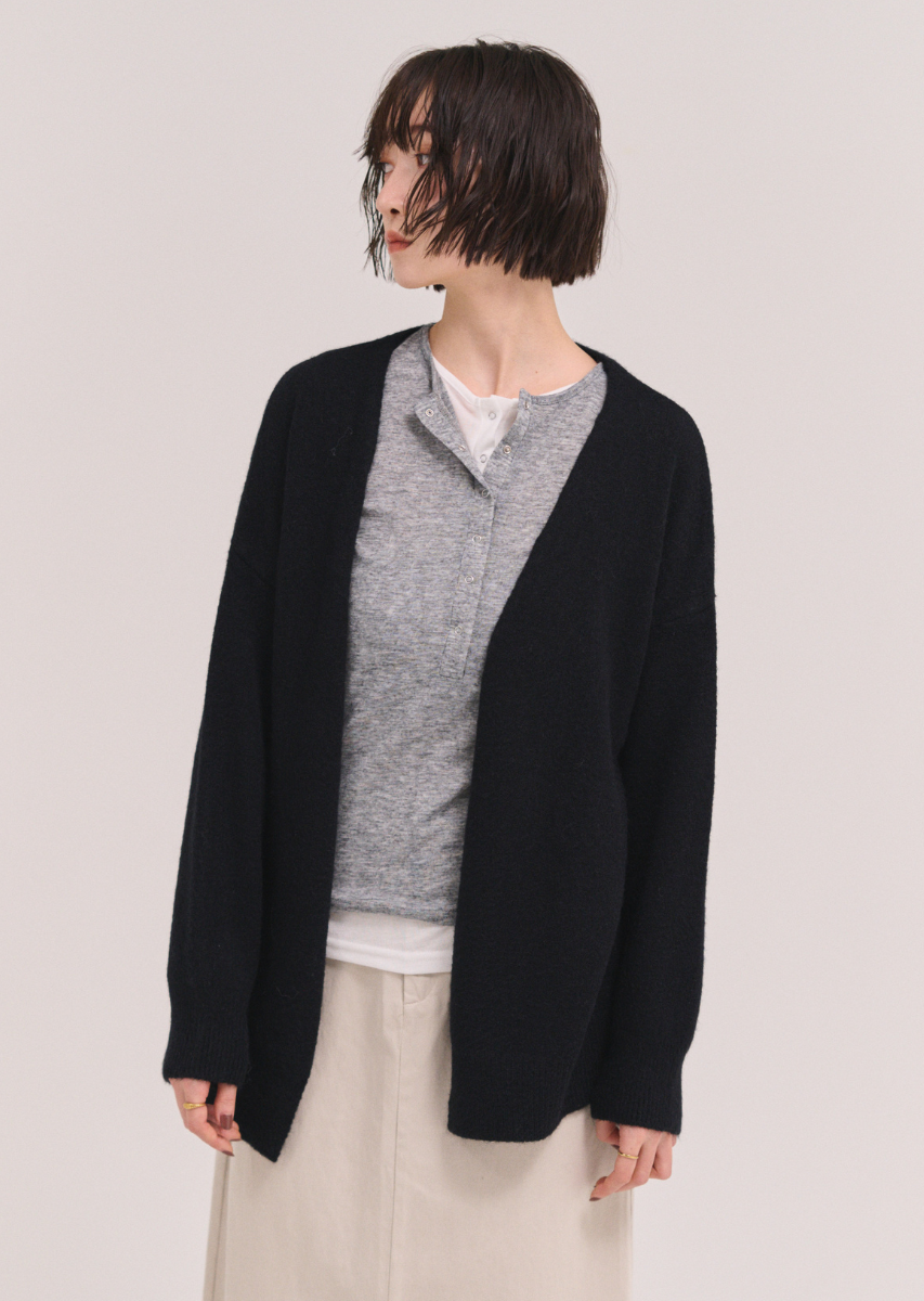 ベーシックオーバーカーディガン