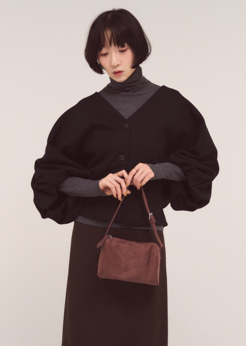 フェイクスエードミニボストンBAG