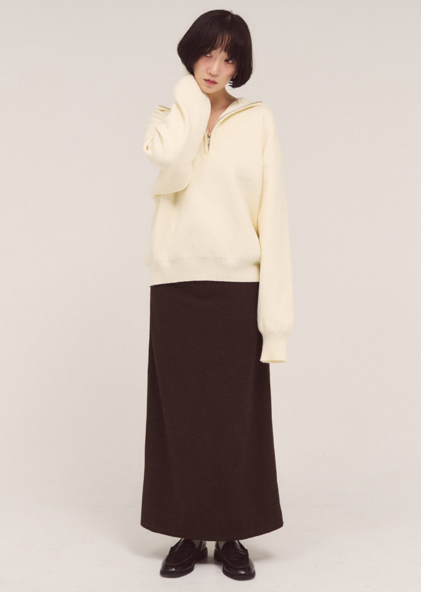 ウォームジャージートレートロングスカート
