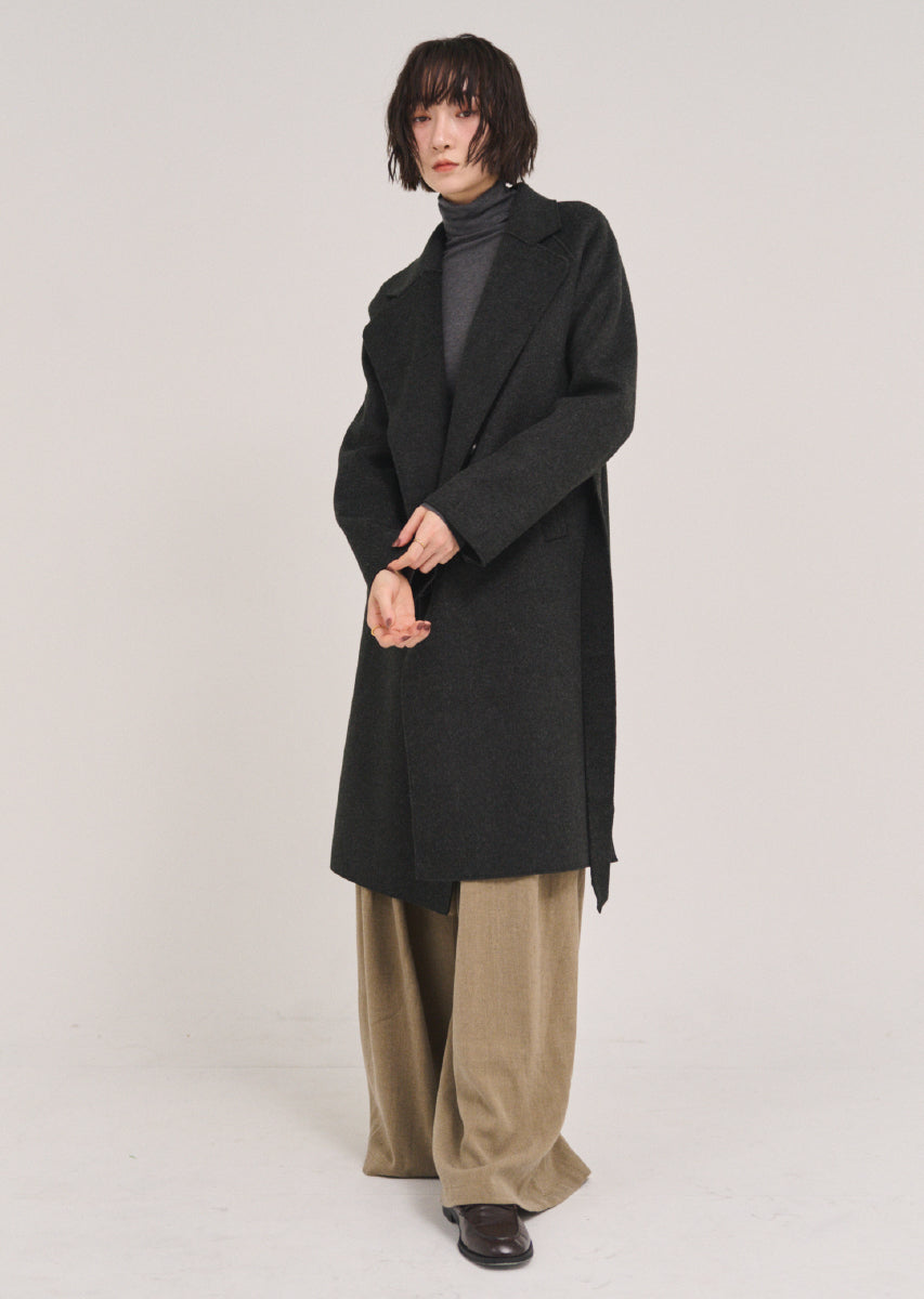 テーラードミドルコート