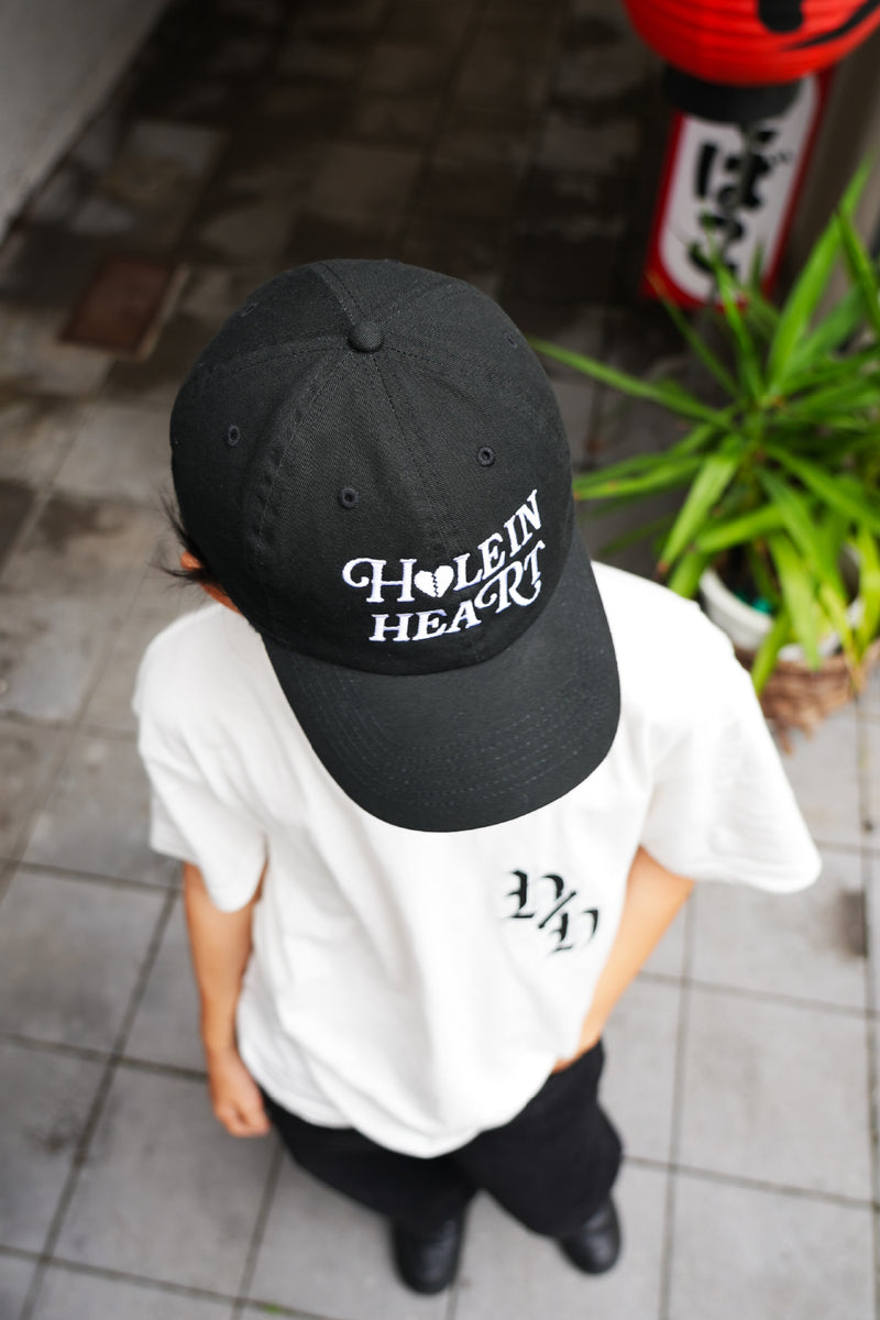 HOLE IN HEART EMBROIDERY CAP