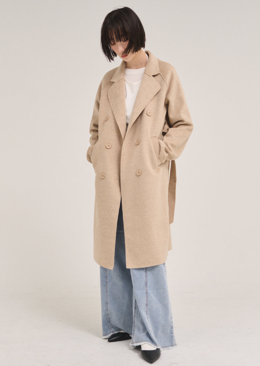 テーラードミドルコート