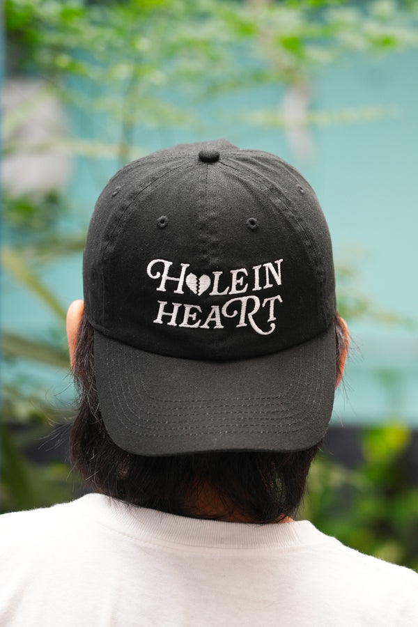 HOLE IN HEART EMBROIDERY CAP