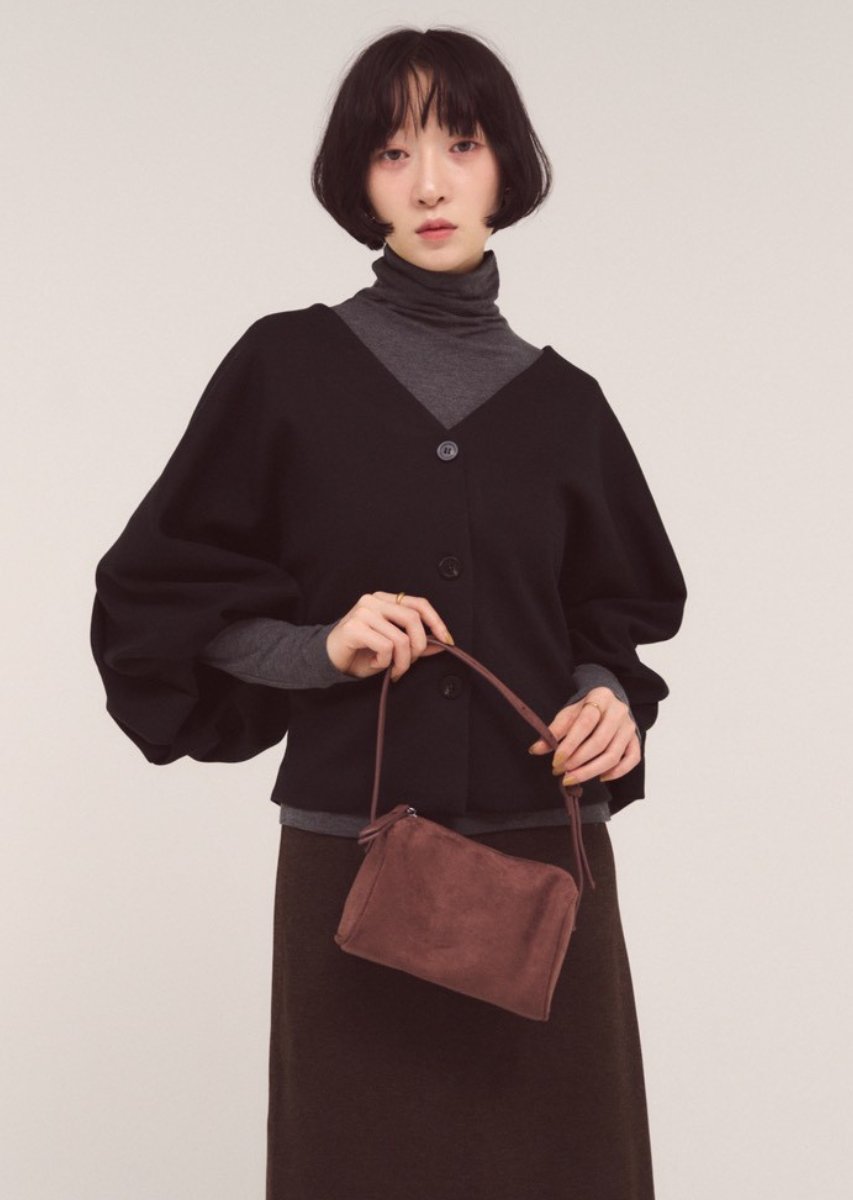 フェイクスエードミニボストンBAG