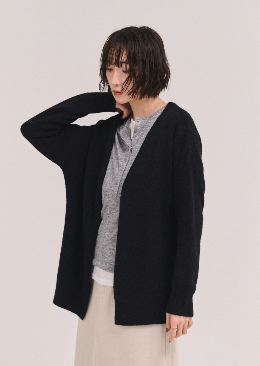 ベーシックオーバーカーディガン