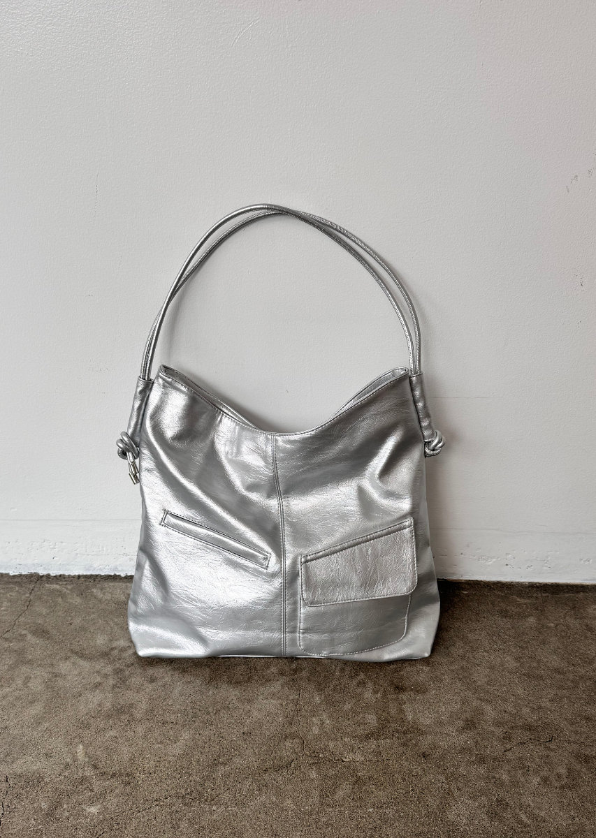 ソフトフェイクレザーアウトポケットBAG