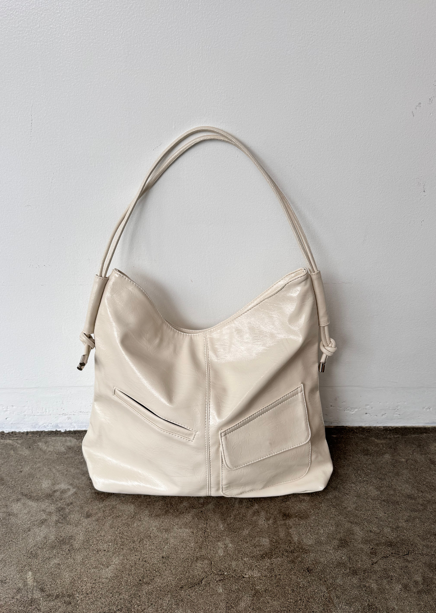 ソフトフェイクレザーアウトポケットBAG