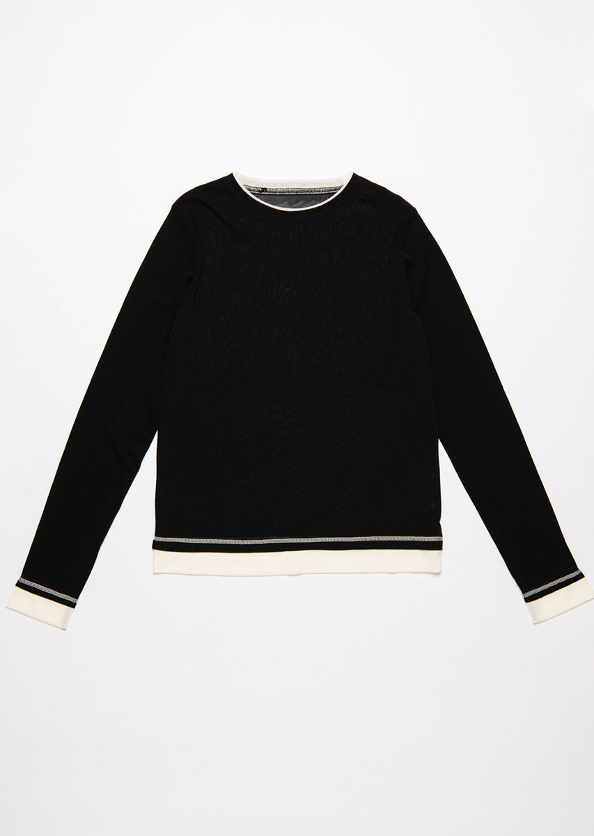 パワーネットバイカラープルオーバー