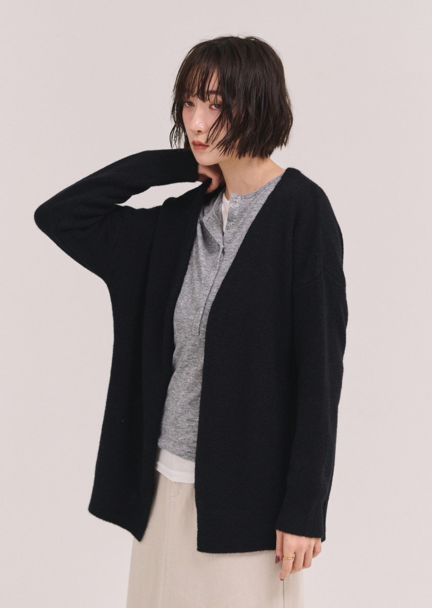 ベーシックオーバーカーディガン