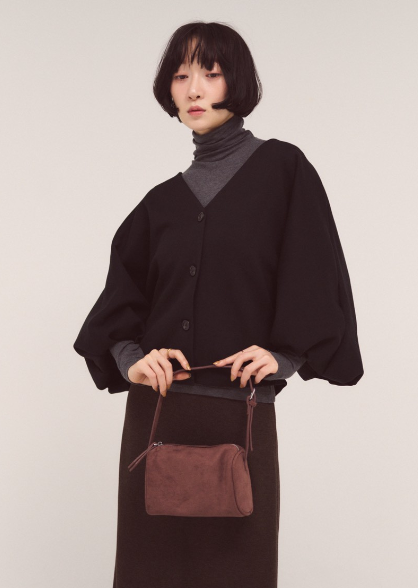 フェイクスエードミニボストンBAG