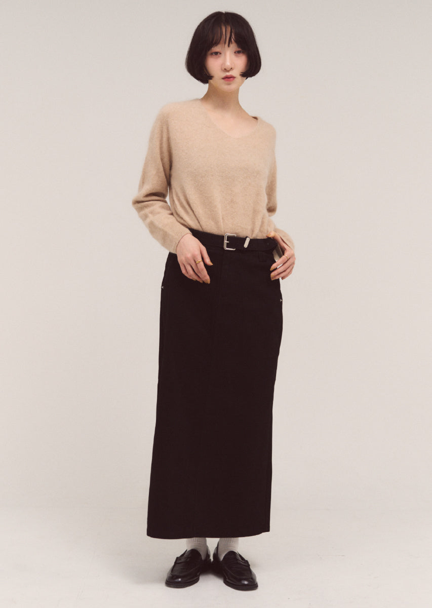 モヘアコクーンニット