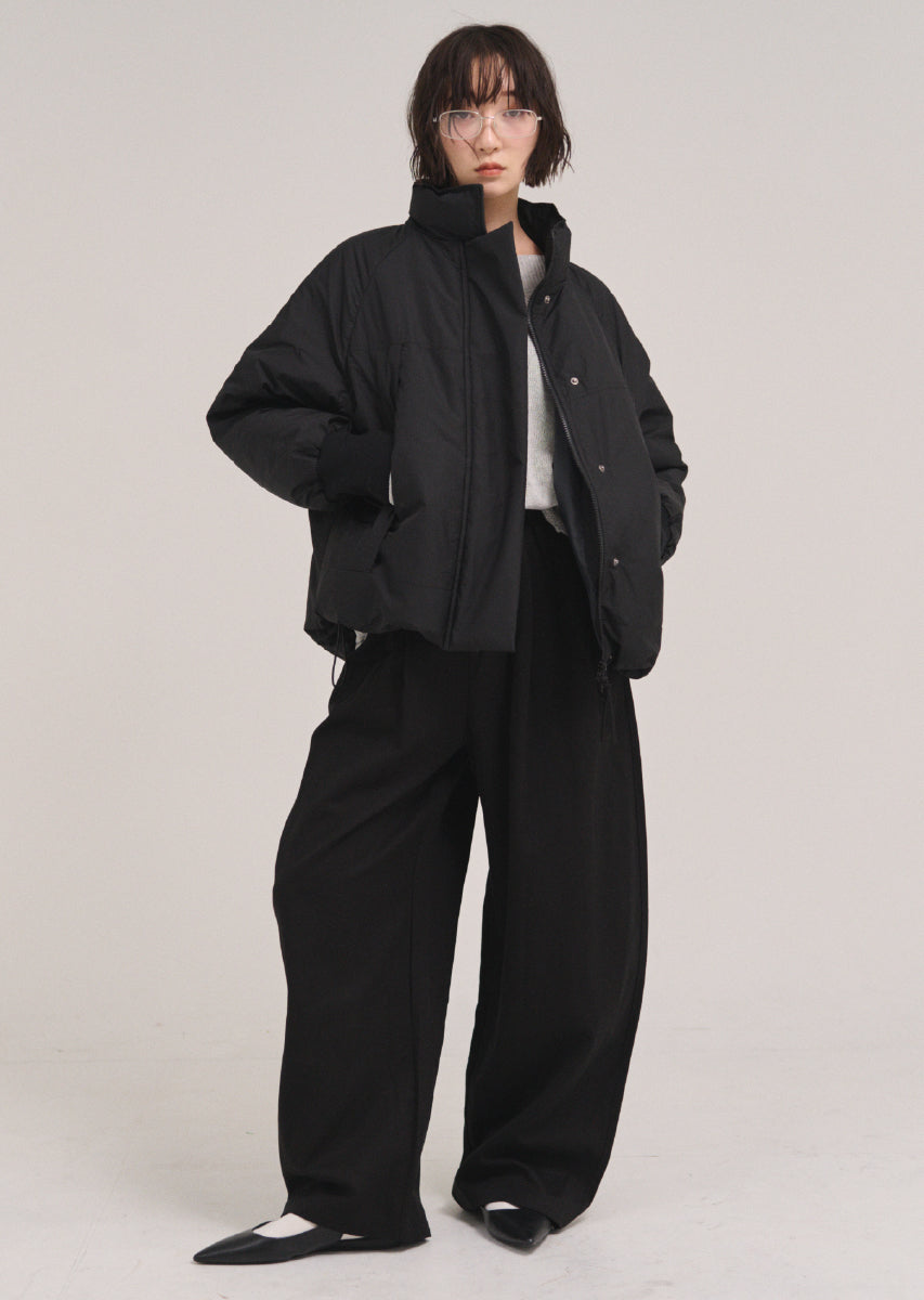 ワッシャーショートブルゾン