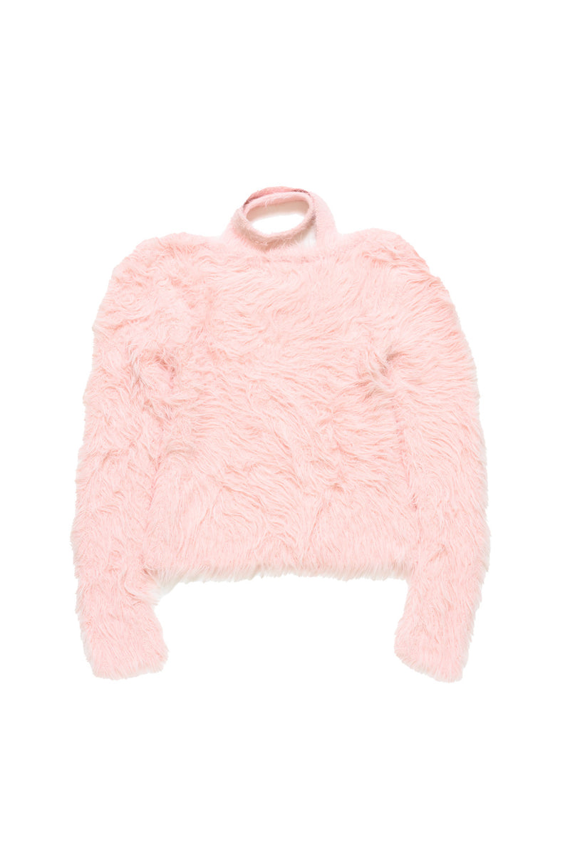 B ICON FUR LIKE KNIT