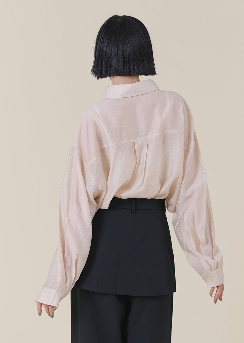 シアーオーバーシャツ