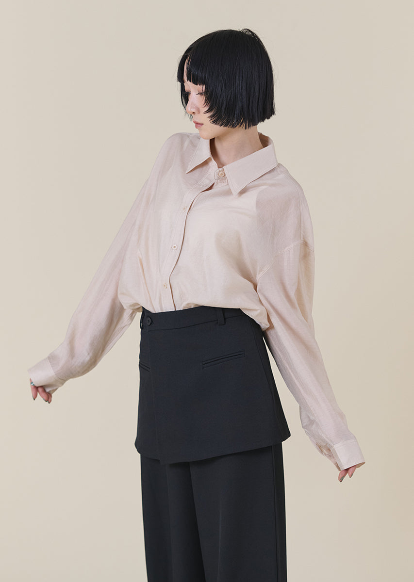 シアーオーバーシャツ