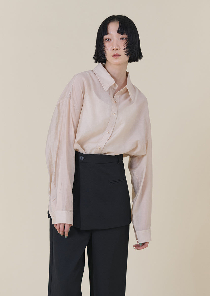 シアーオーバーシャツ