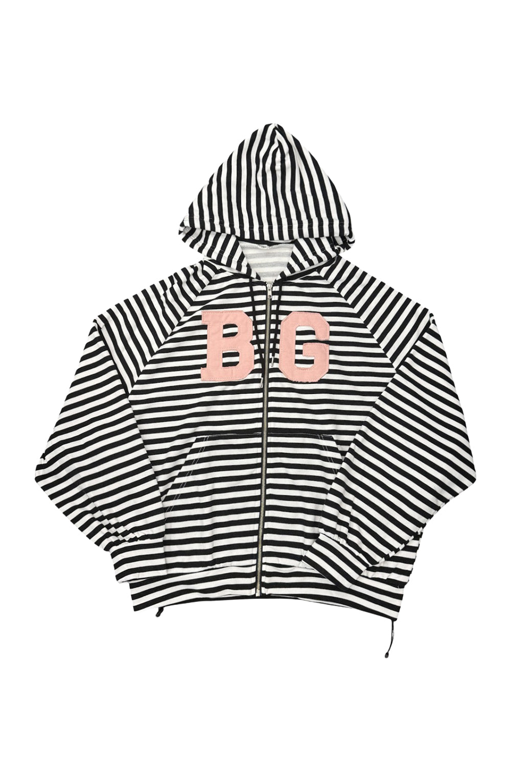 BG LOGO BODER ZIP HOODIE