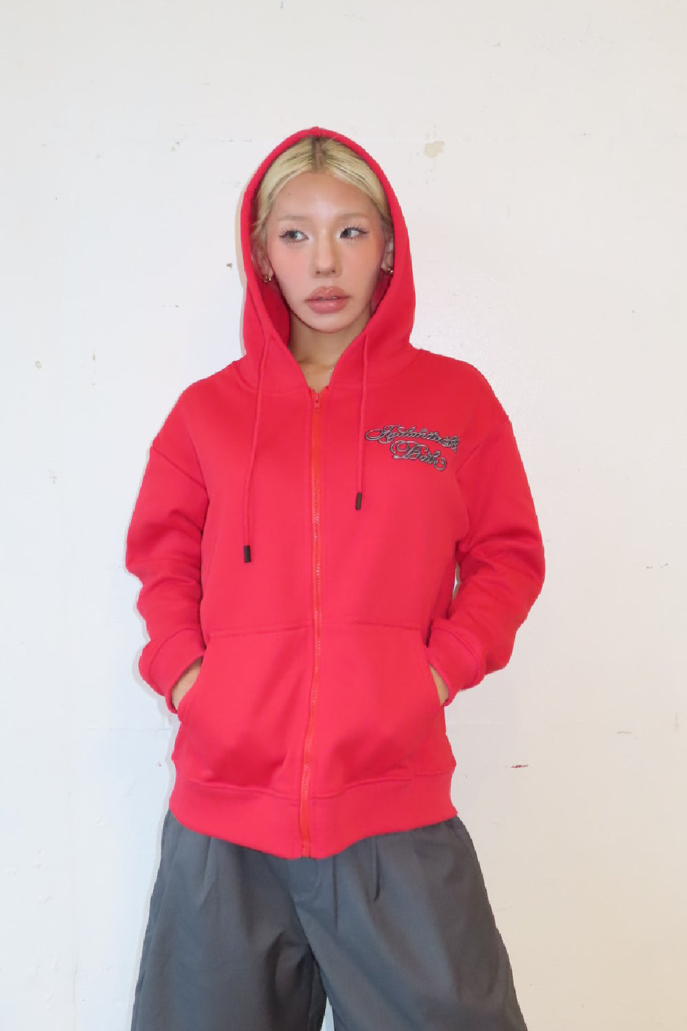 INDOMITABLE BABE ZIP HOODIE