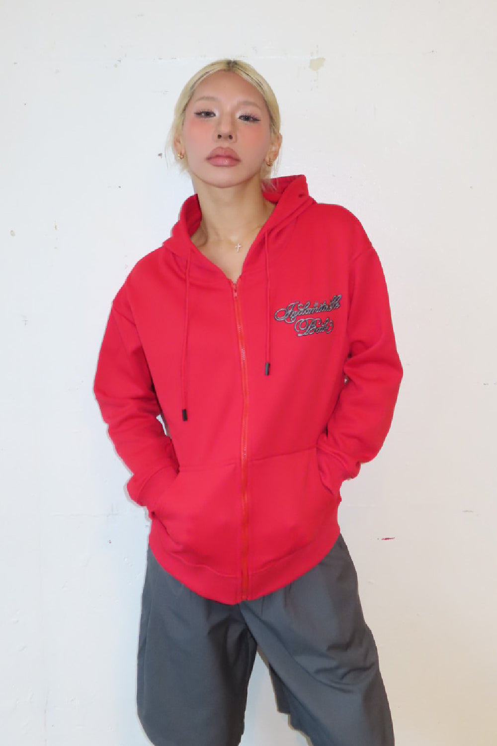 INDOMITABLE BABE ZIP HOODIE