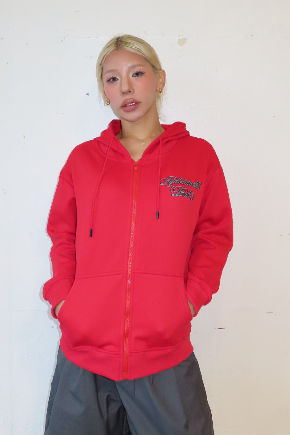 INDOMITABLE BABE ZIP HOODIE