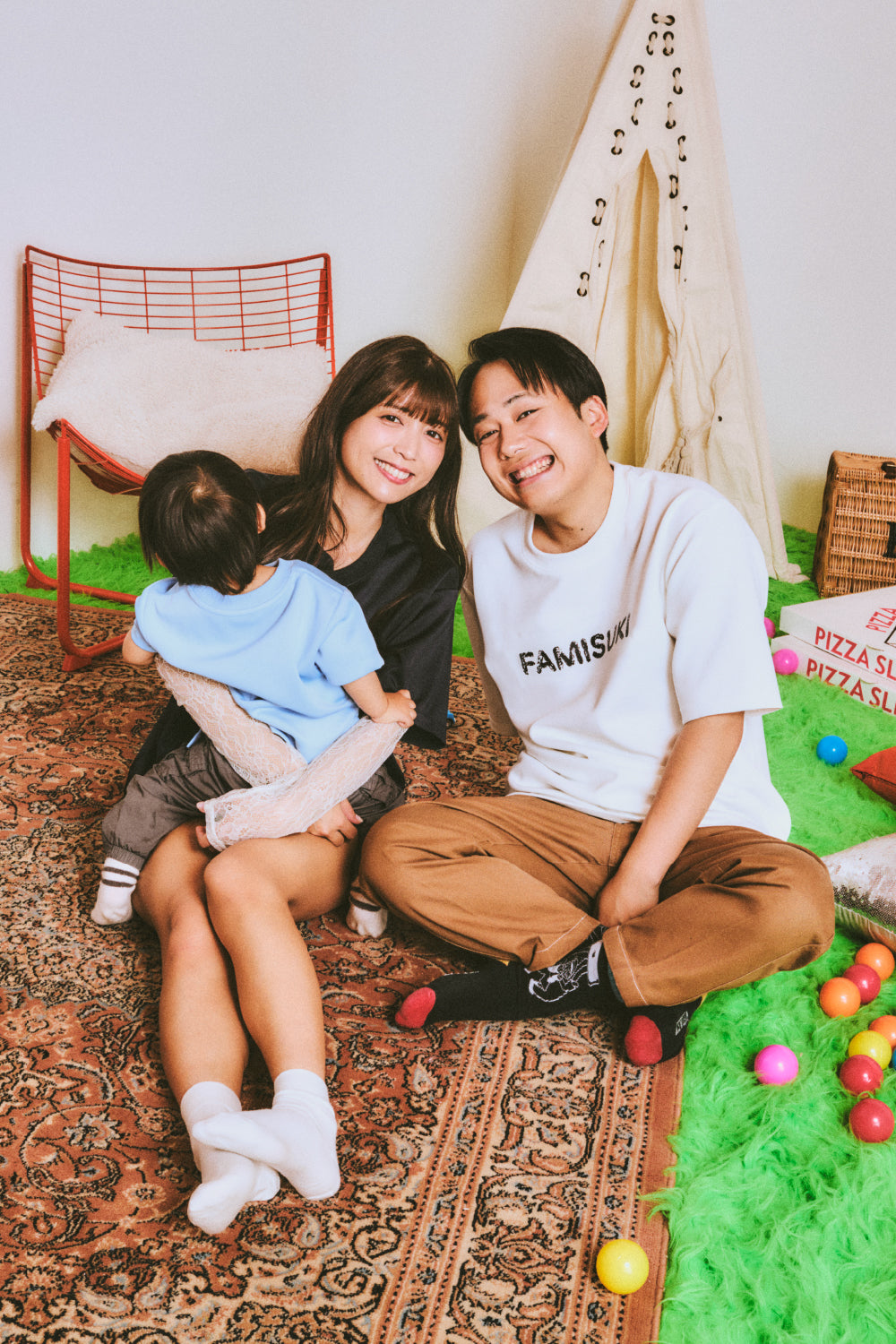 【KIDS】BASIC CREW NECK TEE
