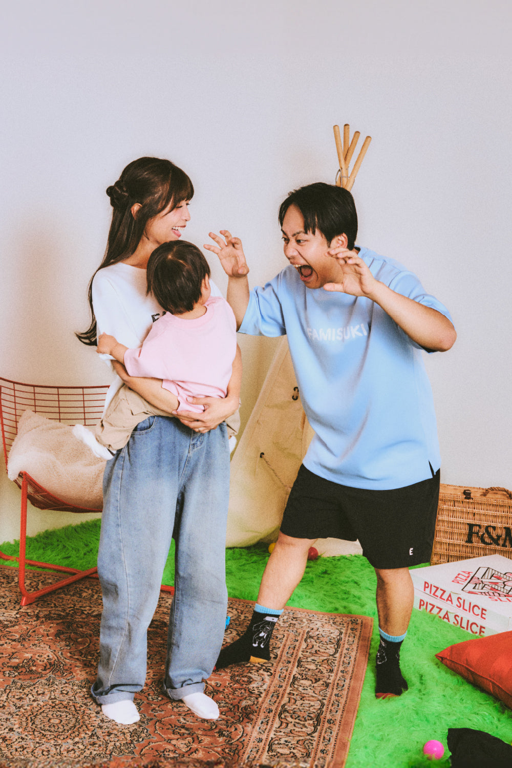 【KIDS】BASIC CREW NECK TEE