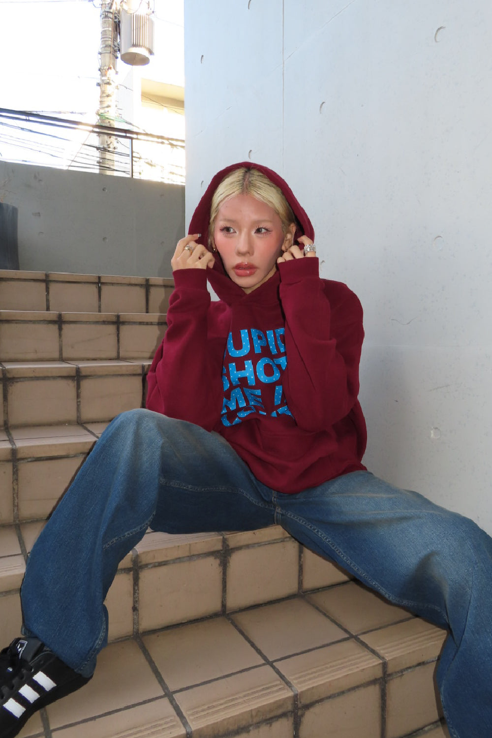 CUPID SHOT ME IN LOVE HOODIE