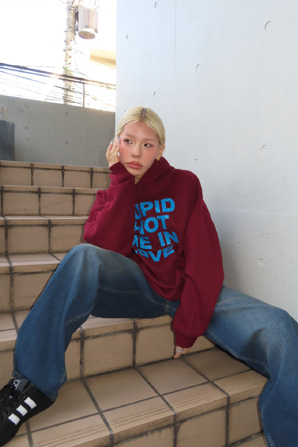 CUPID SHOT ME IN LOVE HOODIE