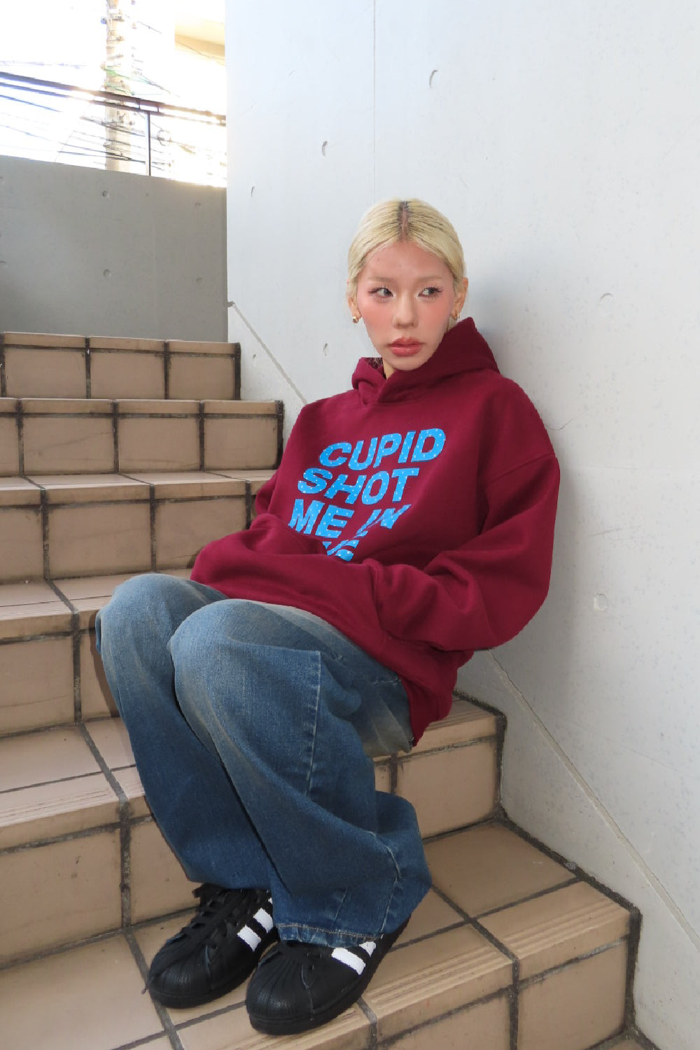 CUPID SHOT ME IN LOVE HOODIE