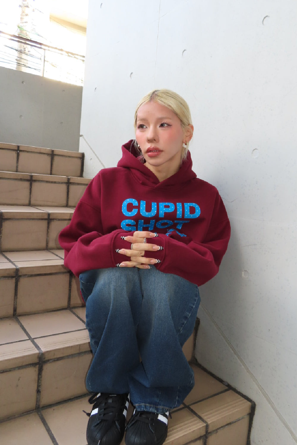 CUPID SHOT ME IN LOVE HOODIE