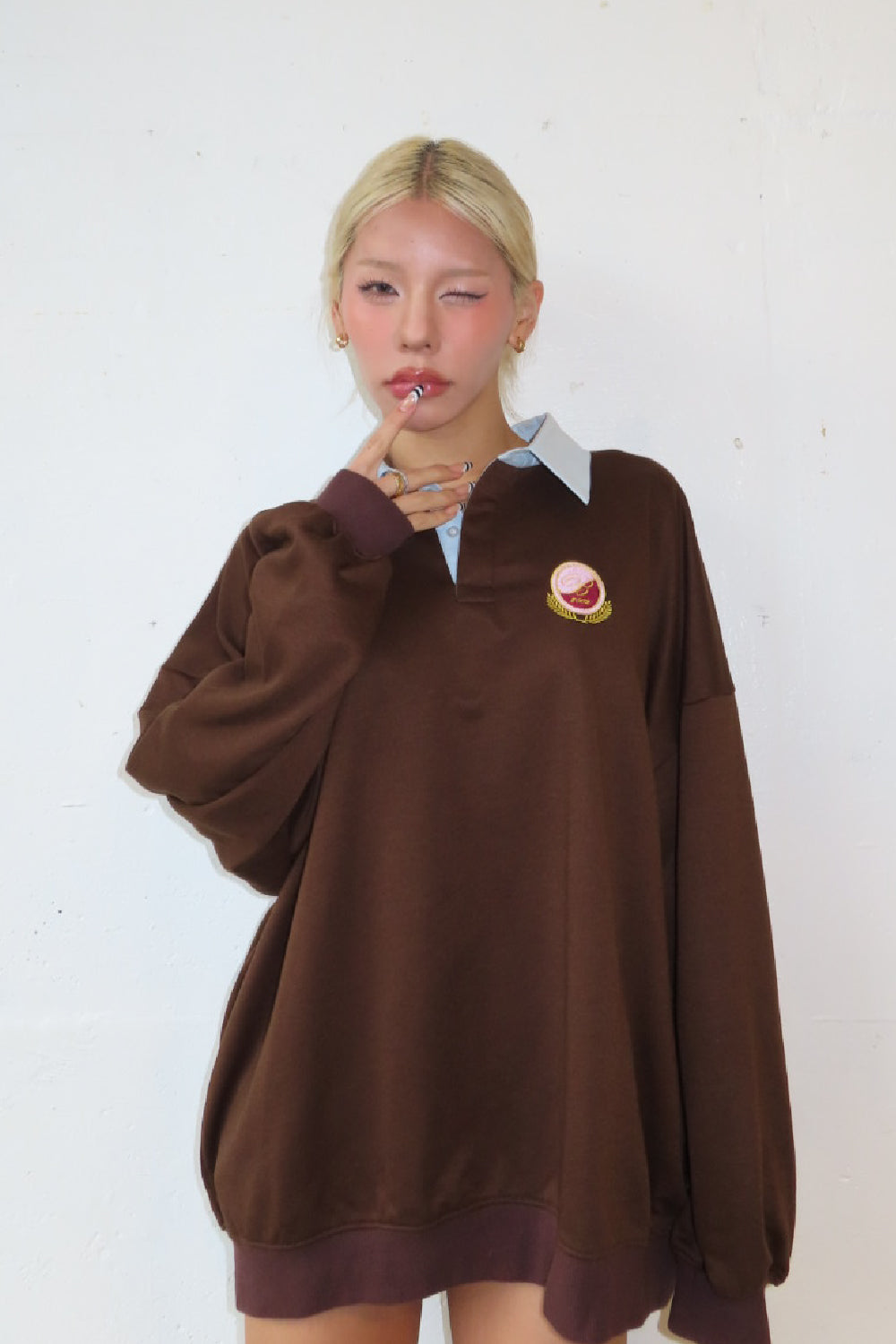 EMBLEM BIG RUGBY PULLOVER