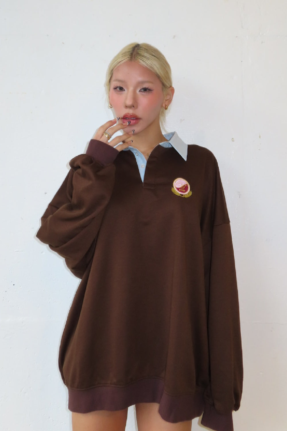 EMBLEM BIG RUGBY PULLOVER