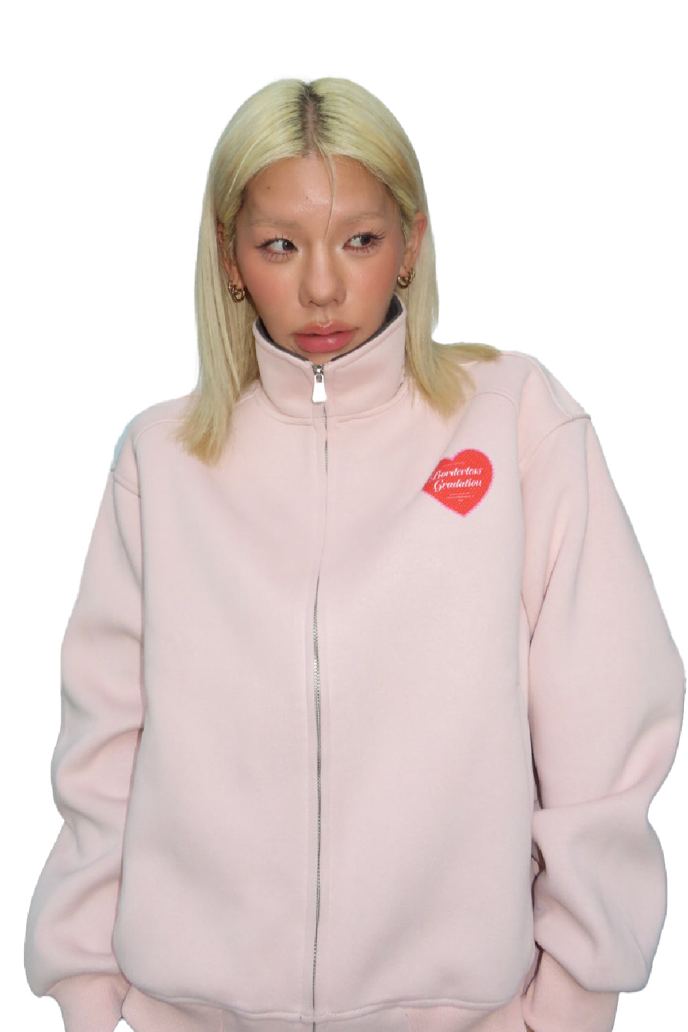 HEART LOGO ZIP BLOUSON