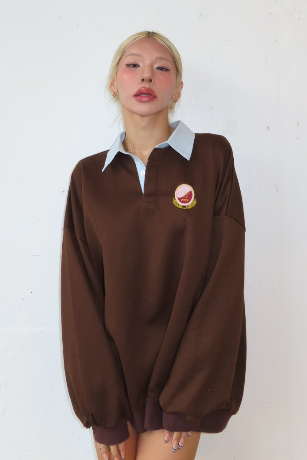 EMBLEM BIG RUGBY PULLOVER