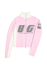 BG RACING ZIP KNIT