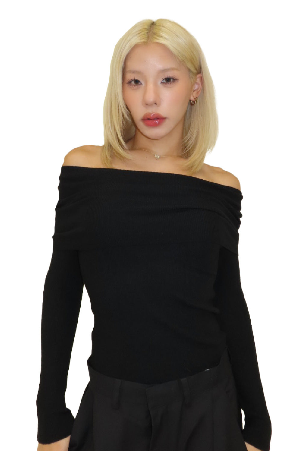 BASIC OFF SHOULDER KNIT
