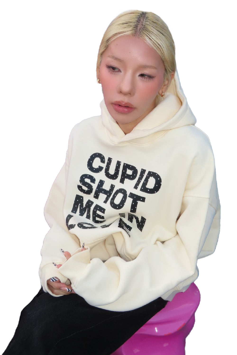 CUPID SHOT ME IN LOVE HOODIE