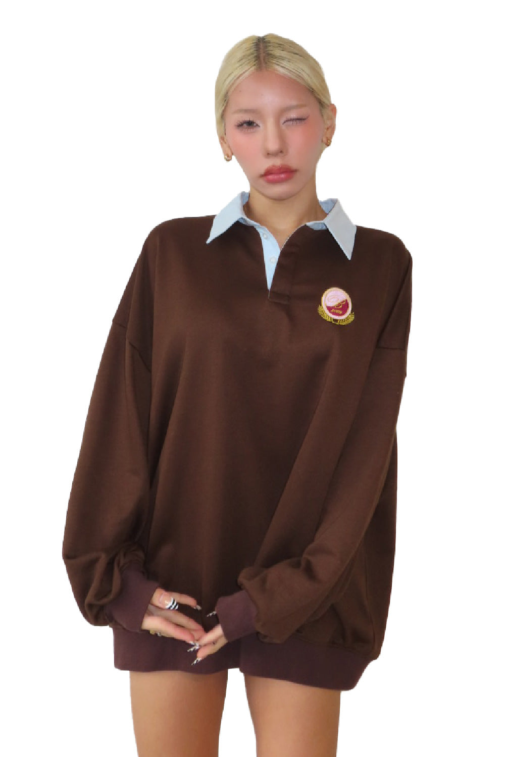 EMBLEM BIG RUGBY PULLOVER