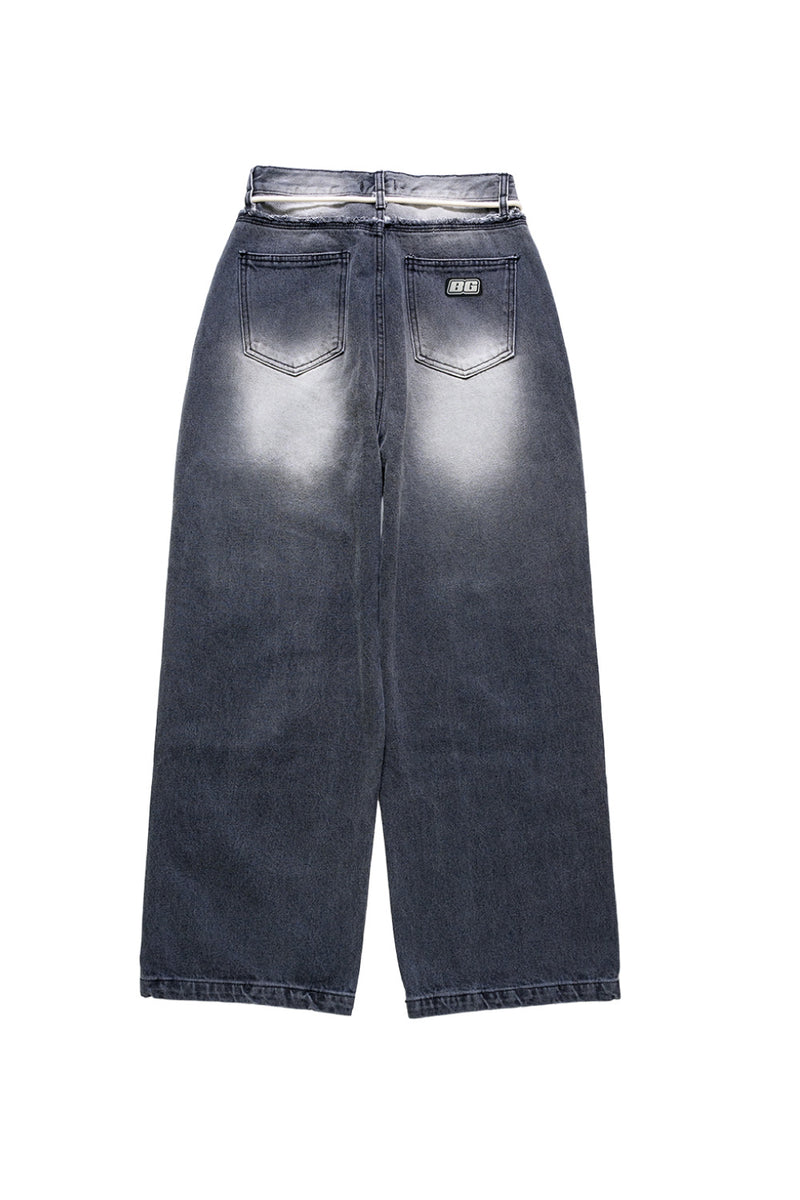 SPINDLE DENIM PANTS