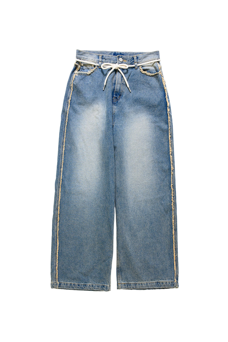 SPINDLE DENIM PANTS