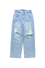 DAMAGE DENIM PANTS