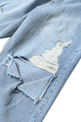 DAMAGE DENIM PANTS